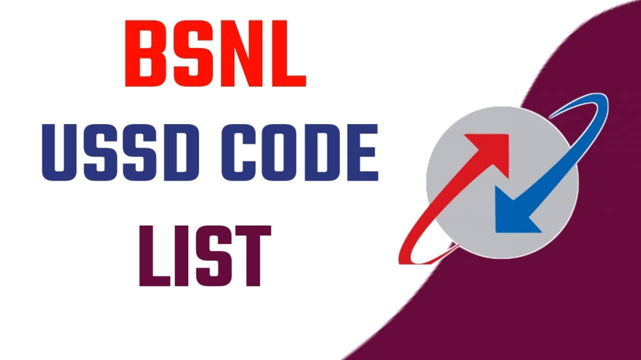 Bsnl Ussd Code 🔥🔥 All USSD Code List